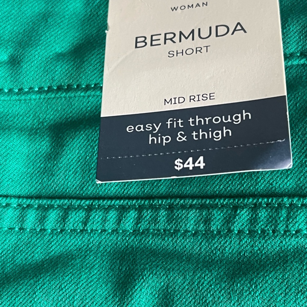 Green Bermuda Shorts